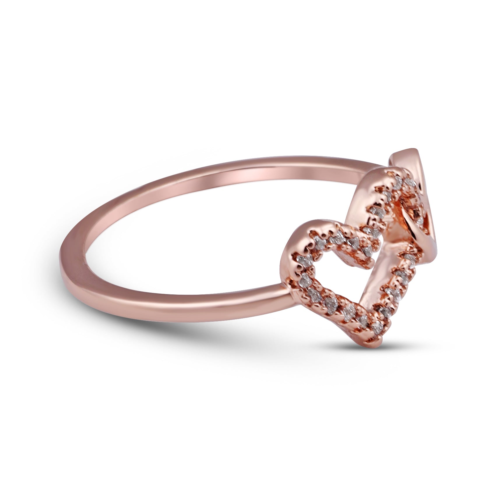 Love Rose Gold Ring Size 16