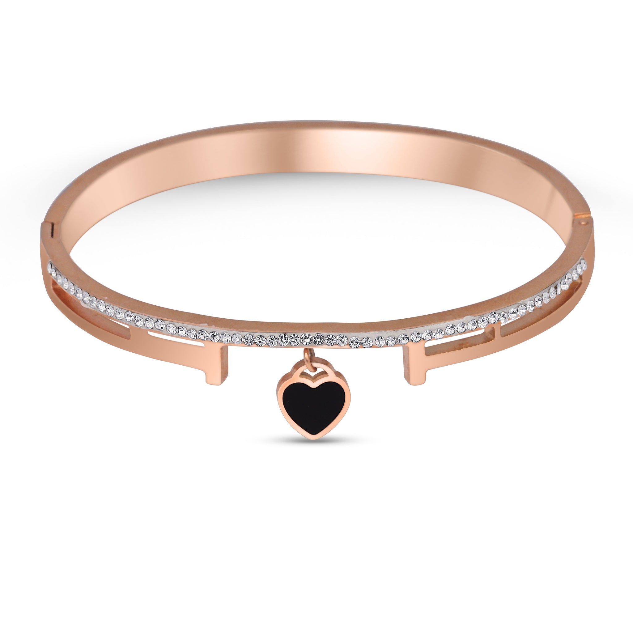 Black Heart Golden Bracelet