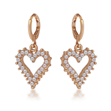 Heart Aflutter Drop Earrings