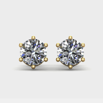 Eternal Love AD Golden Finish Studs