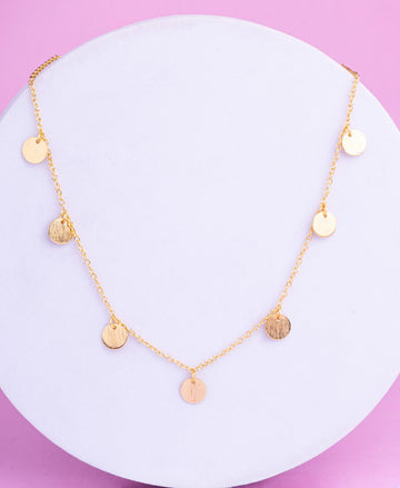 Radiant Honey Coloured  Dot Chain