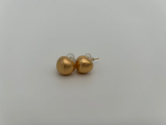 Golden Orb Elegance Earrings